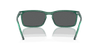 [Dark Grey Lenses, Polished Transparent Green Frame]