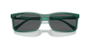 [Dark Grey Lenses, Polished Transparent Green Frame]