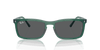 [Dark Grey Lenses, Polished Transparent Green Frame]