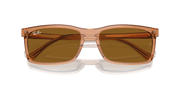 Brown Lenses, Polished Transparent Brown Frame