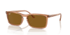 [Brown Lenses, Polished Transparent Brown Frame]