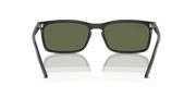 Green Lenses, Polished Black Frame