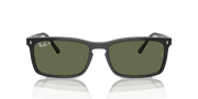 Green Lenses, Polished Black Frame