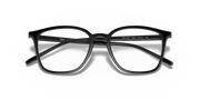 Clear Lenses, Polished Black Frame