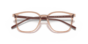 Clear Lenses, Polished Light Brown Frame