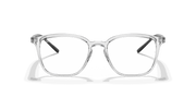 Clear Lenses, Polished Transparent Frame