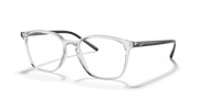 Clear Lenses, Polished Transparent Frame