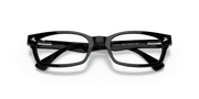 Clear Lenses, Polished Black Frame