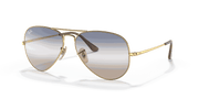 Blue/Brown Gradient Lenses, Polished Arista Gold Frame