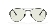 Clear Lenses, Polished Black Frame