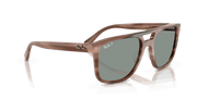 Polarized Light Blue Lenses, Polished Havana Brown Frame