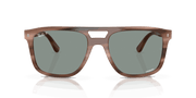 Polarized Light Blue Lenses, Polished Havana Brown Frame