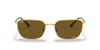 [Brown Lenses, Polished Arista Gold Frame]