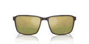 Green/Gold Lenses, Polished Brown On Gunmetal Frame