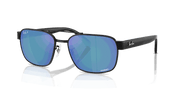 Polar Grey Mirror Blue Lenses, Polished Black Frame