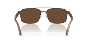 Polar Brown Lenses, Polished Copper Frame