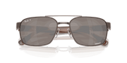 Polar Brown Lenses, Polished Copper Frame