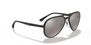 Silver Lenses, Matte Black Frame