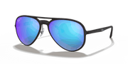 Blue Lenses, Matte Black Frame