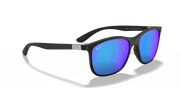 Blue Lenses, Matte Black Frame