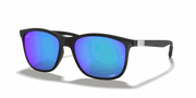 Blue Lenses, Matte Black Frame