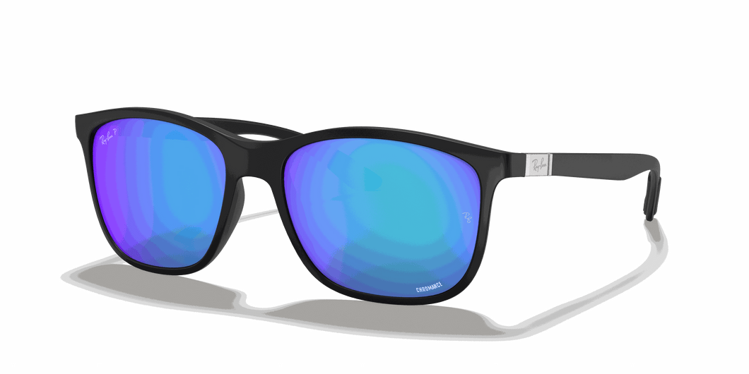 [Blue Lenses, Matte Black Frame]