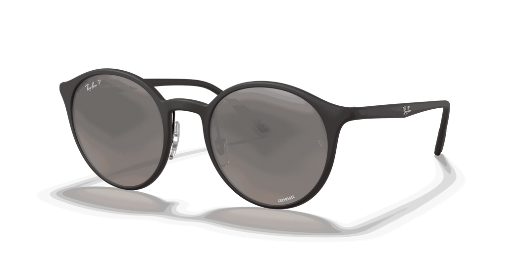 [Silver Lenses, Matte Black Frame]