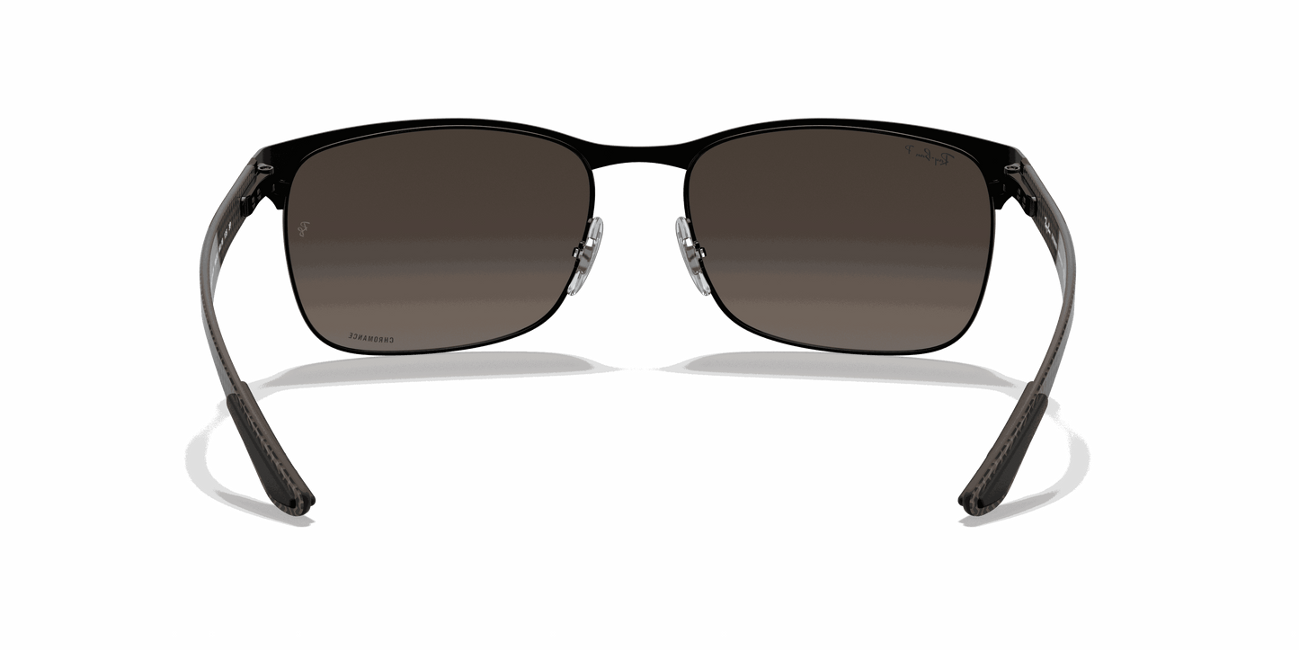 [Silver Lenses, Matte Black Frame]