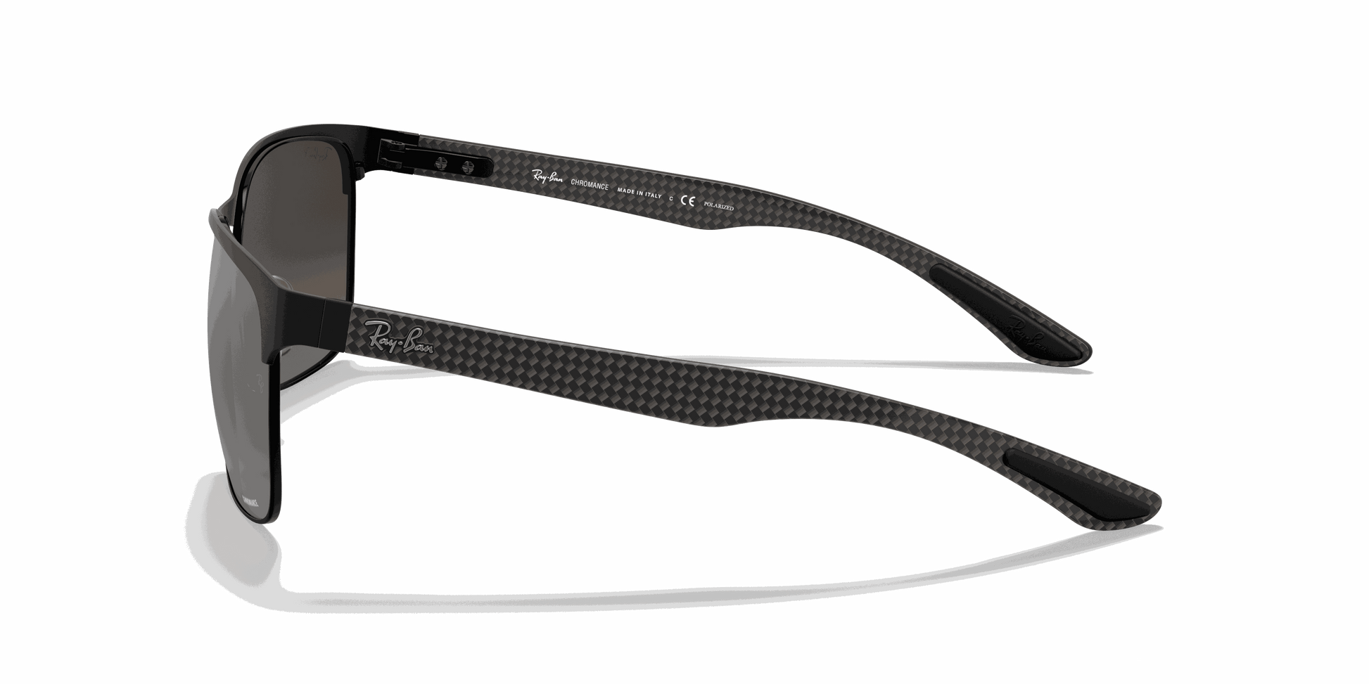 [Silver Lenses, Matte Black Frame]