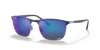 [Blue Lenses, Polished Blue On Gunmetal Frame]