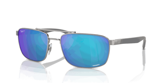 [Green & Blue Lenses, Polished Gunmetal Frame]