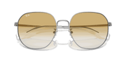 Yellow Lenses, Polished Silver Frame