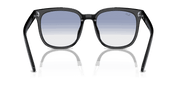 Blue Lenses, Polished Black Frame