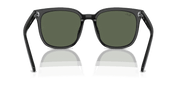 Dark Green Lenses, Polished Black Frame