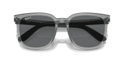 Dark Grey Lenses, Polished Transparent Grey Frame