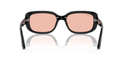 Dark Pink Lenses, Polished Black Frame