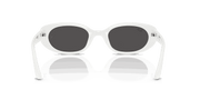 Dark Grey Lenses, Polished White Frame