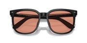 Orange Lenses, Polished Black Frame