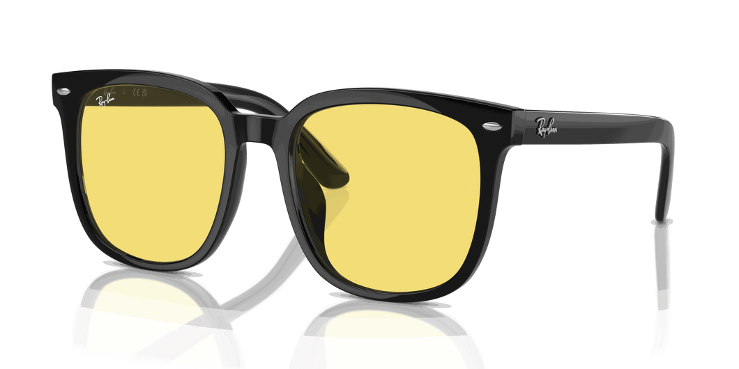 [Yellow Lenses, Polished Black Frame]