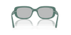 [Light Grey Lenses, Polished Algae Green Frame]