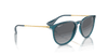 [Grey Lenses, Polished Transparent Teal Frame]