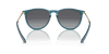 [Grey Lenses, Polished Transparent Teal Frame]