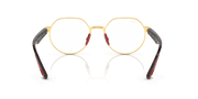 Clear Lenses, Polished Gold Frame