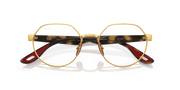 Clear Lenses, Polished Gold Frame