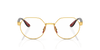 [Clear Lenses, Polished Gold Frame]