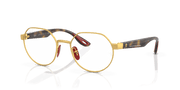 Clear Lenses, Polished Gold Frame