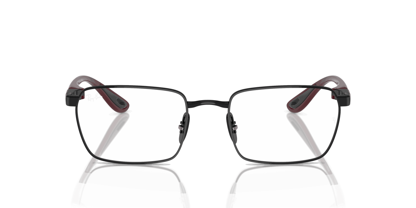 [Clear Lenses, Polished Black Frame]