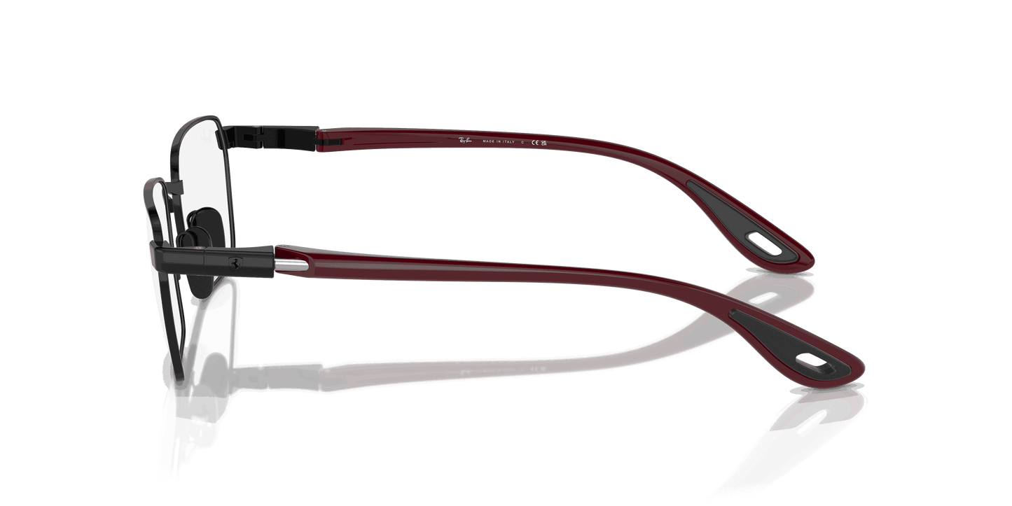 [Clear Lenses, Polished Black Frame]