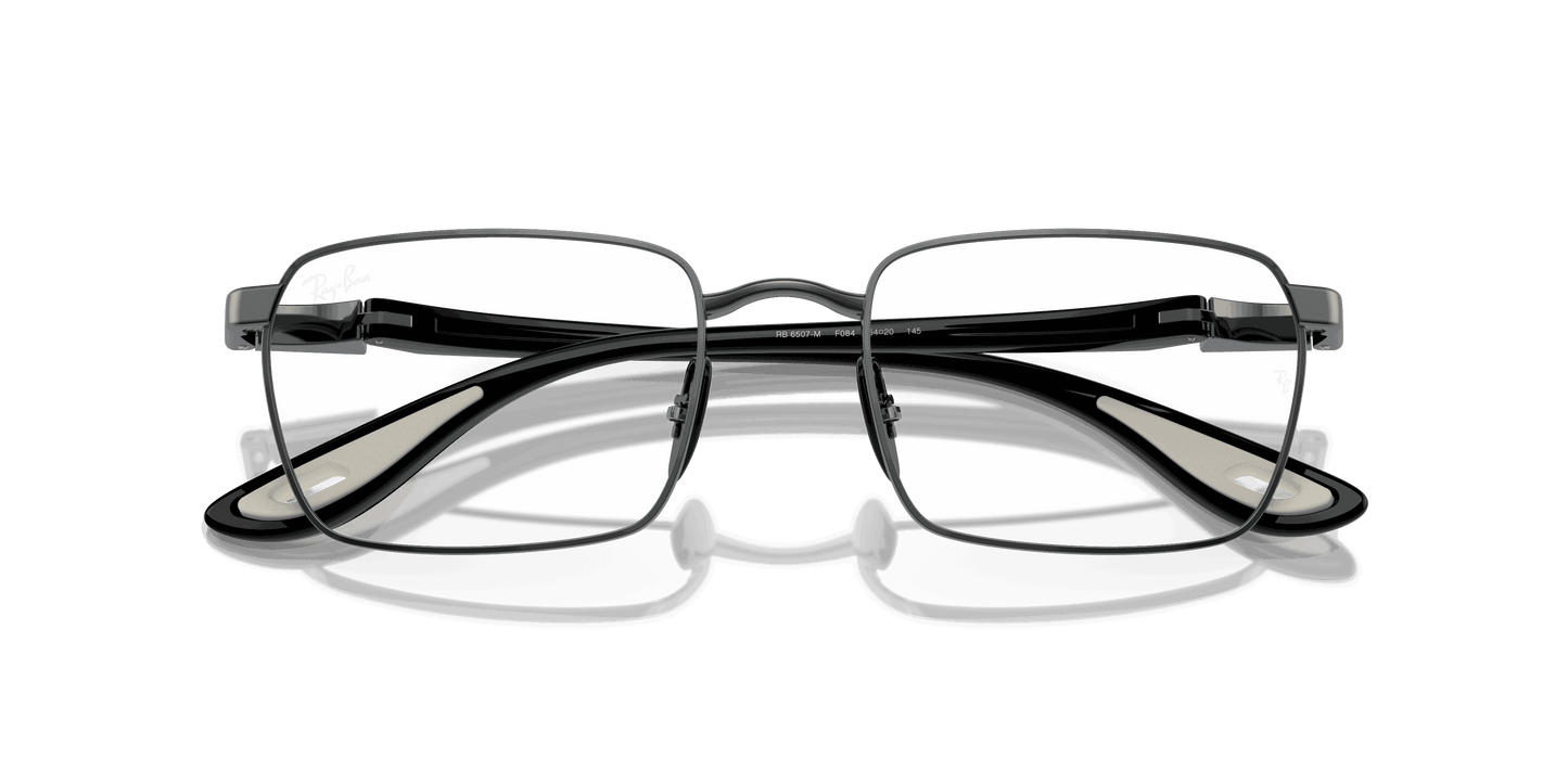 [Clear Lenses, Polished Gunmetal Frame]