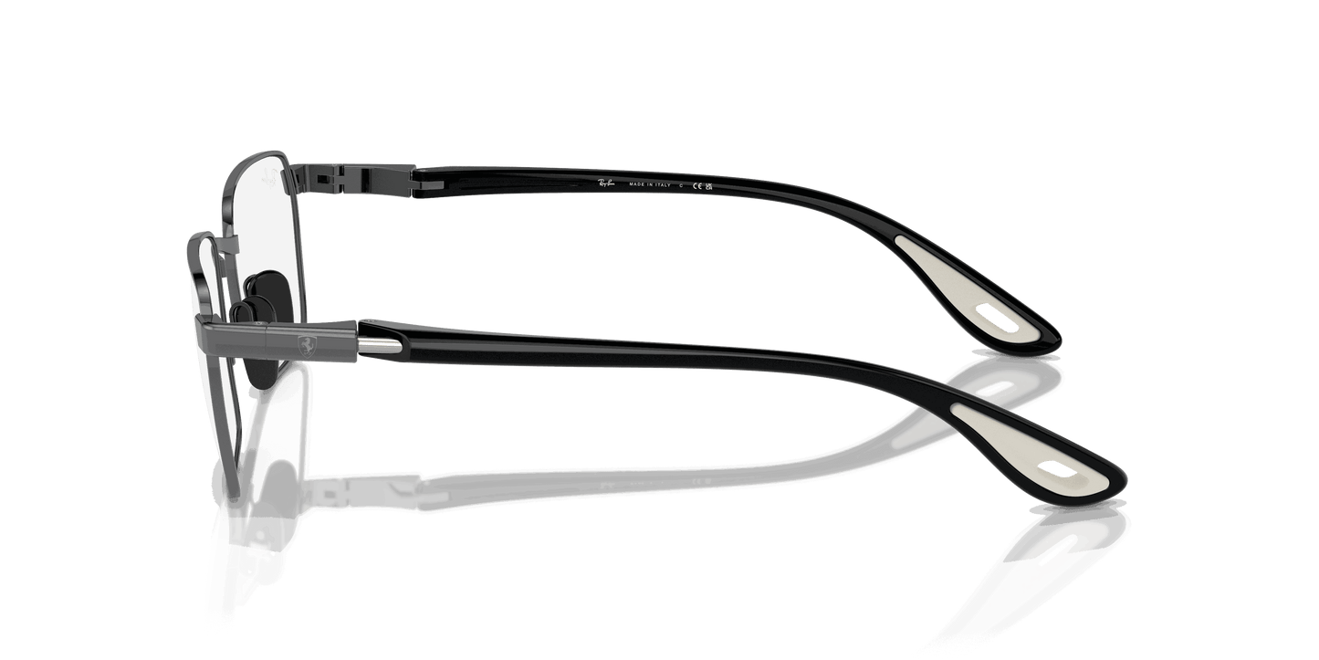 [Clear Lenses, Polished Gunmetal Frame]